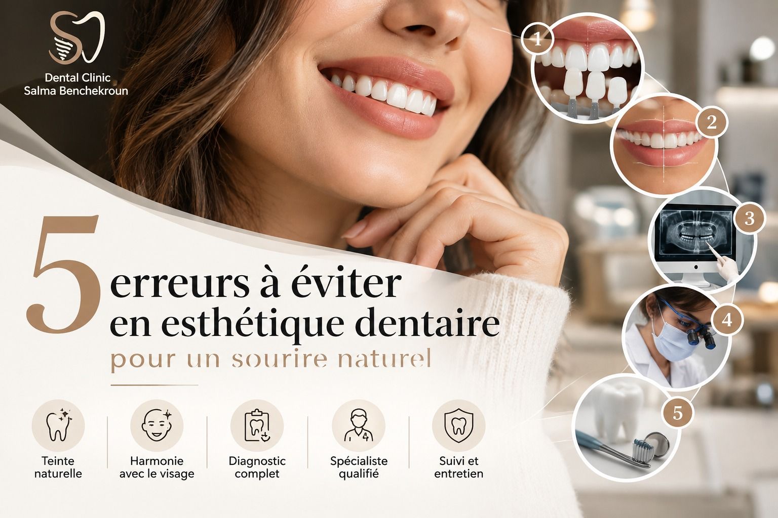 5 erreurs à éviter en esthétique dentaire pour un sourire naturel
